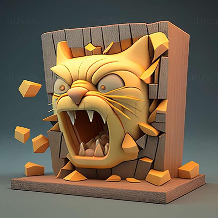 3D model Catlateral Damage game (STL)